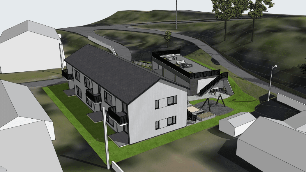 Melhus: Seks nye leiligheter planlegges i Lenamælen 35 – inviterer til innspill