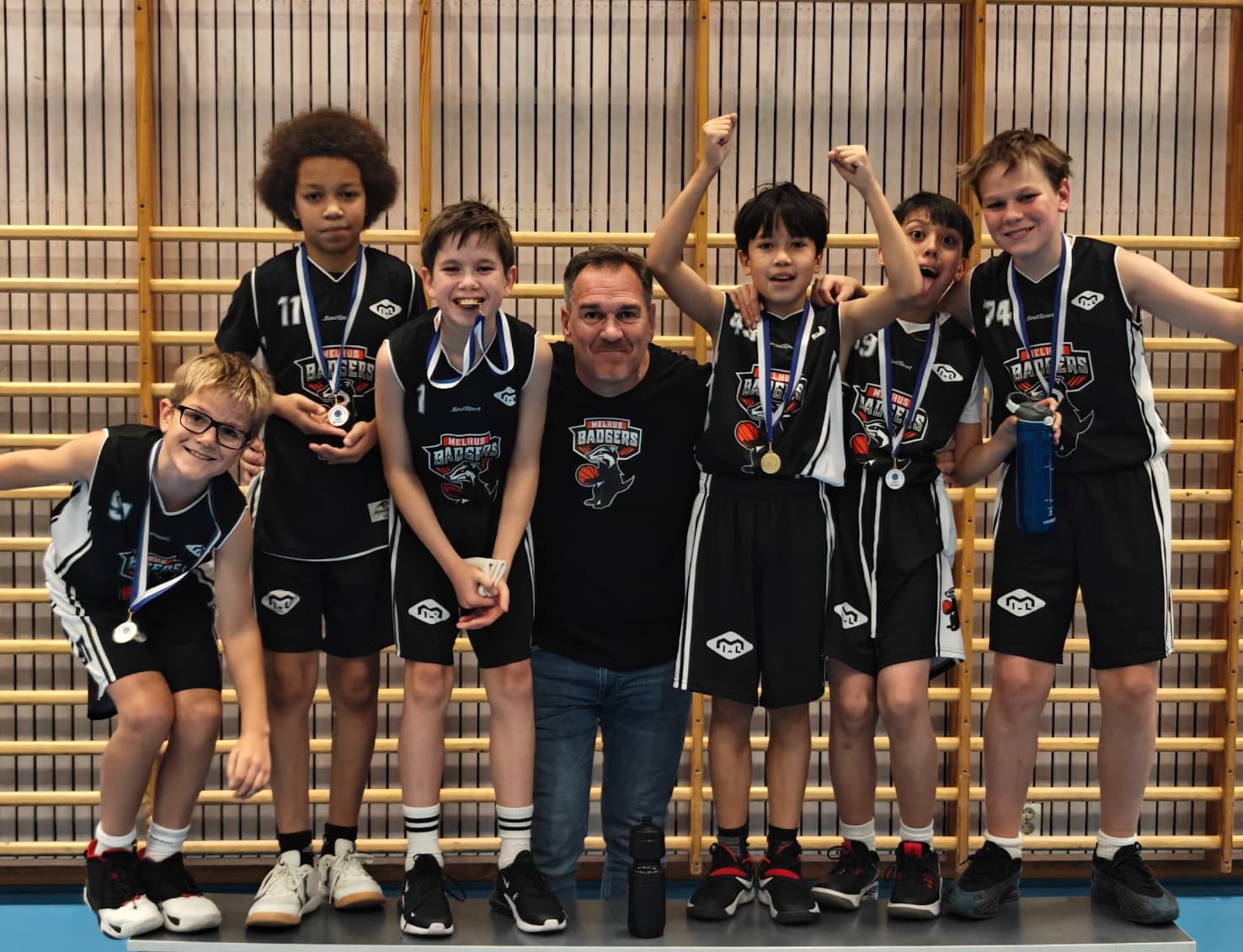 Melhus Badgers U12 med full innsats på EasyBasket i Trondheim