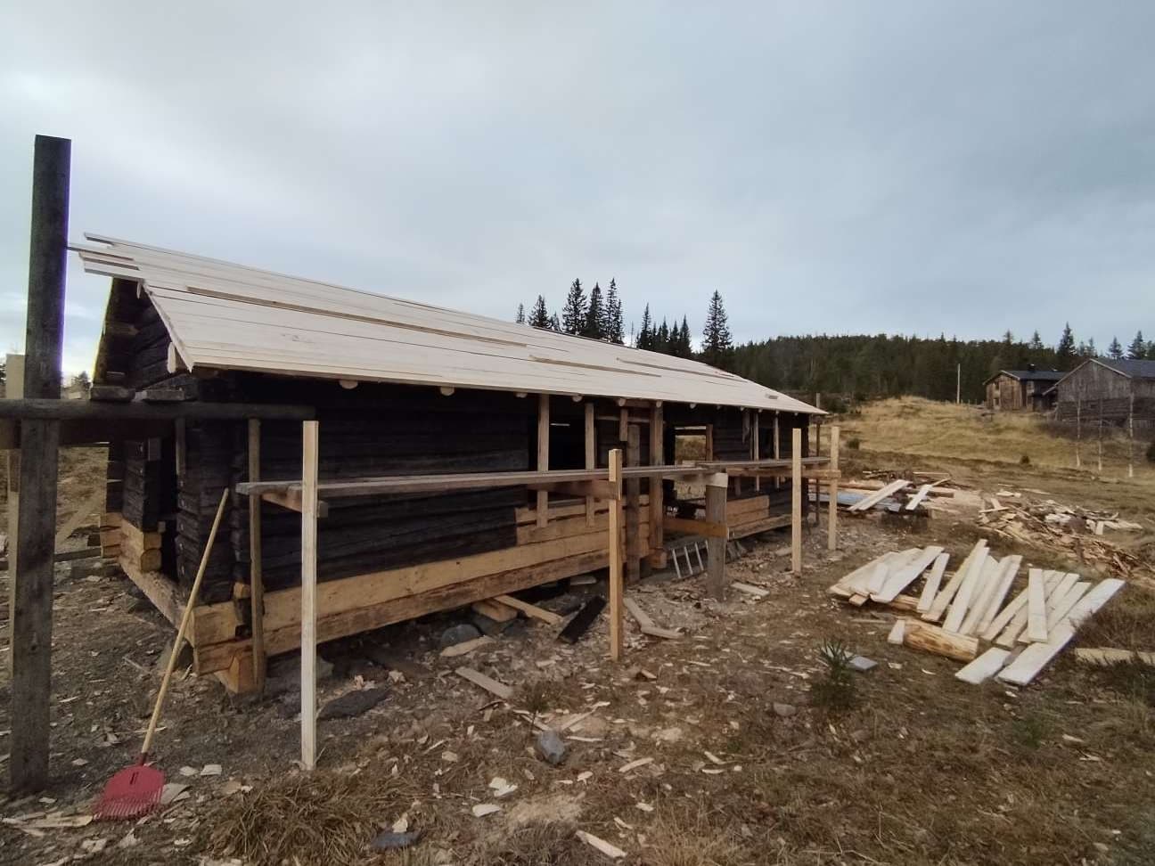 Klevasmia gjenreist på Sandholtan: søker sluttutbetaling – esse gjenstår